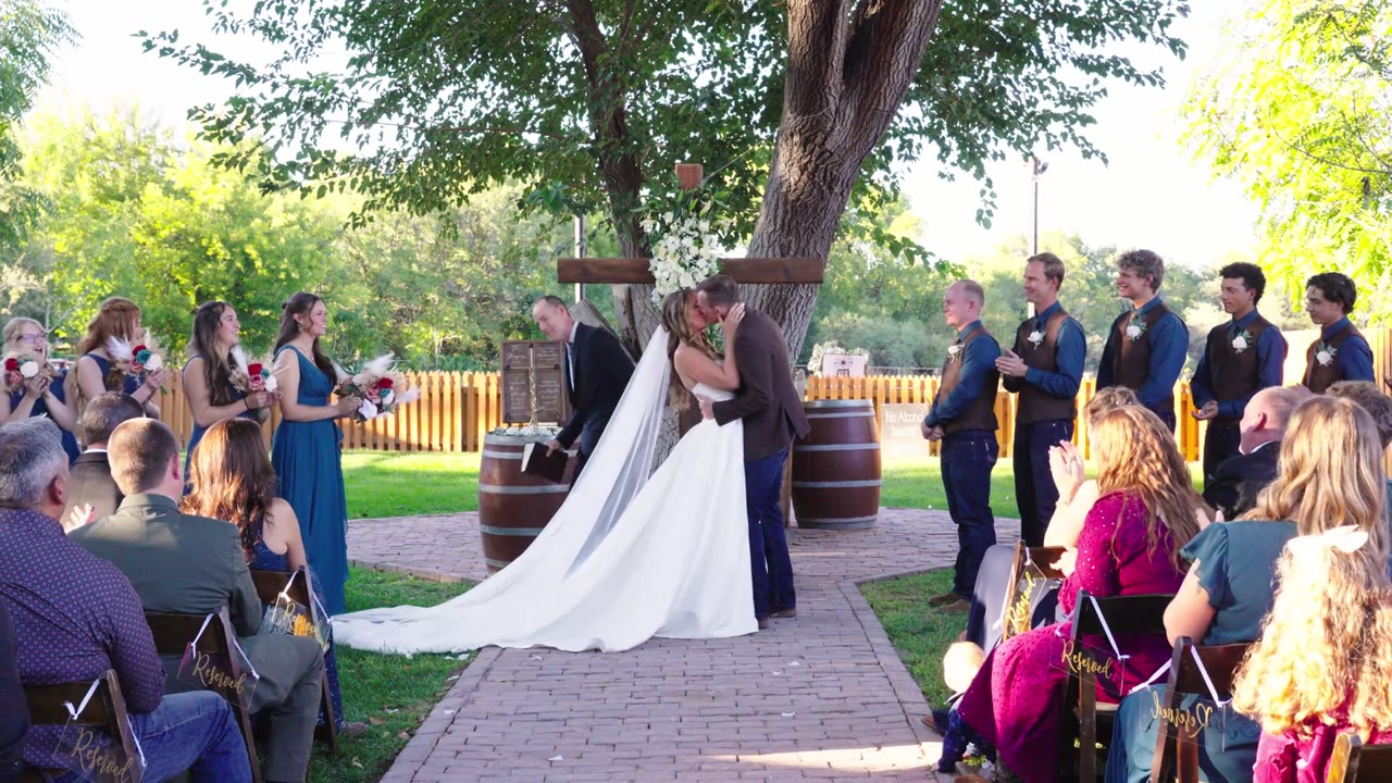 The Stringers wedding film · The Barn at UVX Rustic Ranch